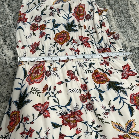 Old Navy Maxi  Size small Floral Elastic waist Halter top Lightweight Summer - Picture 3 of 13